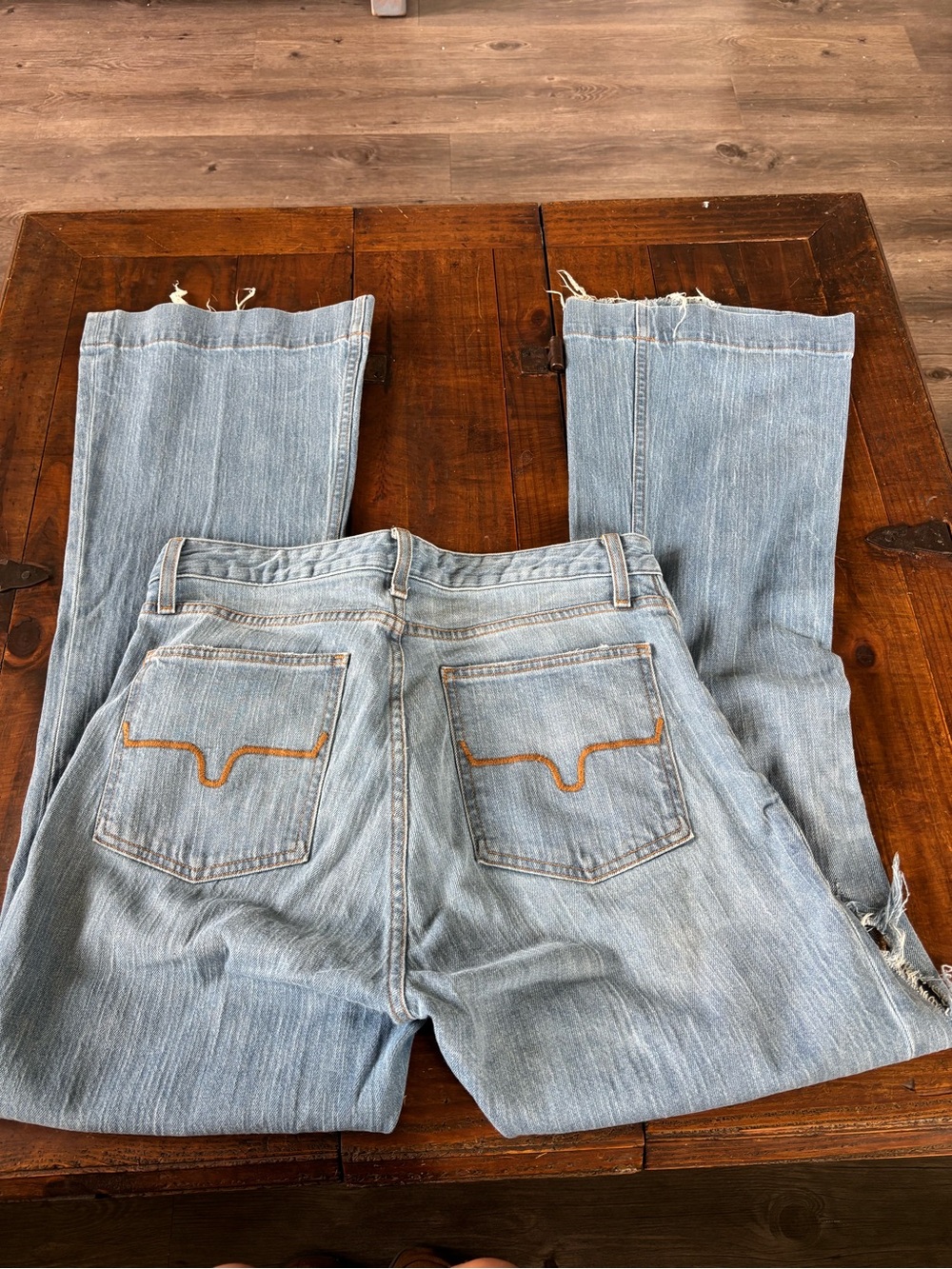 Kimes Ranch Light Blue Distressed Women's Jeans